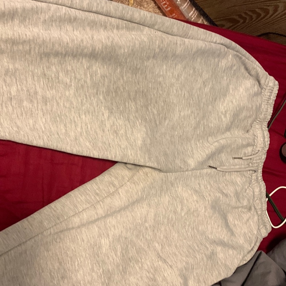 Gray sweats